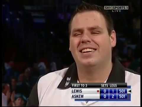 Adrian Lewis vs Dave Askew 2008 PDC World Darts Championship Last 64