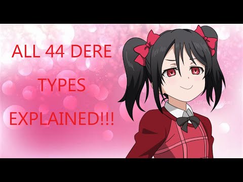 EVERY "DERE" TYPE EXPLAINED