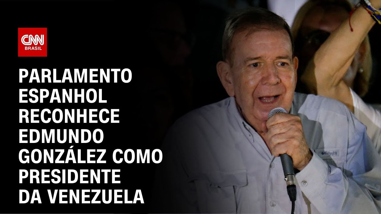 Parlamento espanhol reconhece Edmundo González como presidente da Venezuela | LIVE CNN