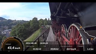 preview picture of video 'Pociąg KILOF 2014 z parowozem Ol49 na linii Kłodzko - Nowa Ruda - Wałbrzych'