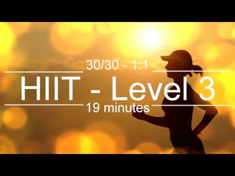 HIIT Music Track – Level 3 – 30/30, 19mins – PLUS VOICE PROMPTS