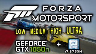 GTX 1050 Ti in Forza Motorsport 2023 - Benchmark All Graphics Setting