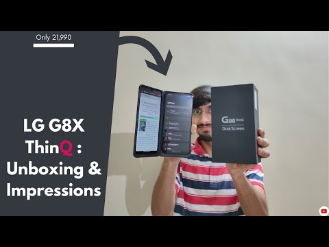 LG G8X ThinQ Unboxing & First impressions: Just Incredible!