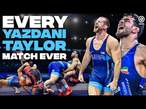 David TAYLOR (USA) vs Hasan YAZDANI (IRI) | Every match between world and Olympic champs