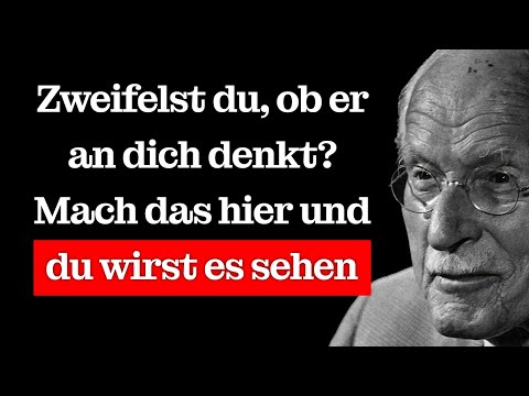 Try this method and you will clearly feel when he is thinking of you – Carl Jung