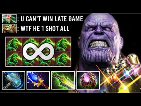 THANOS MID IS BACK EVEN STRONGER! Crazy Stun Locked 1 Shot Kill All Meta Heroes Late Game WTF Dota 2