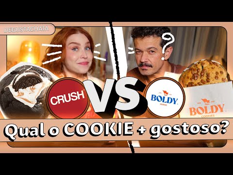 BATALHA DE COOKIES: CRUSH x BOLDY! Qual é o mais gostoso? #degustachata  | Lu Ferreira