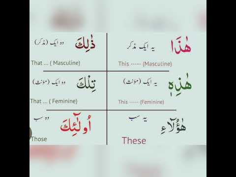 isme ishara arabic vocubulary#youtubeshorts #arabicgrammar #ytshorts#zac learning house 612