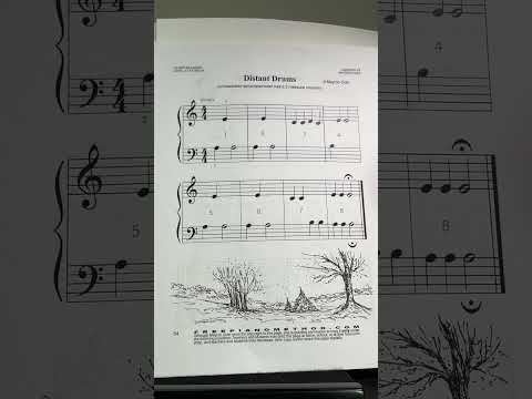 Music at the Piano #43c “Distant Drums” by Mayron Cole (Duet part)
