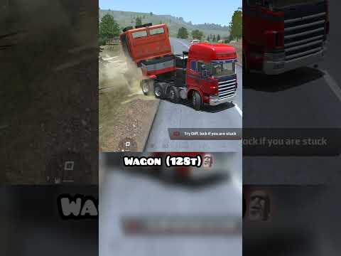 Heaviest cargo vs Scania 1995 (V8 engine)🗿#toe3 #truckersofeurope3 #respect #gaming #trucksimulator