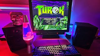 Turok Dinosaur Hunter – Dino-Blasting on a Checkmate 19" IPS LCD Monitor - No fun n64 controls here!