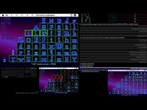 1990年の Macintosh 版『3 in Three』の全パズルを通す動画のサムネイル