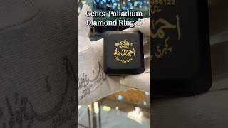 Gents Palladium Diamond Ring #viral #weddingjewellery #goldjewellery #fypシviral #explore