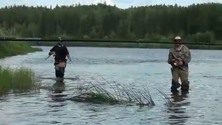 Зимняя рыбалка на реке ижма