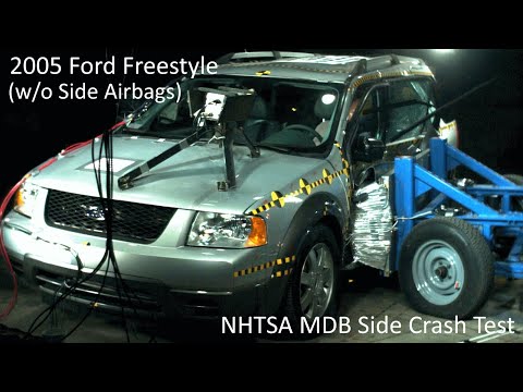 2005-2007 Ford Freestyle (w/o Side Airbags) NHTSA MDB Side Crash Test