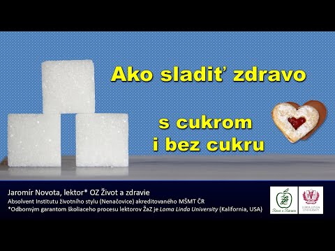 Ako sladiť zdravo - s cukrom i bez cukru