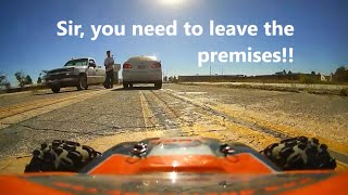 Busted!!! // Abandoned George Air Force Base // Radiomaster MT12 // Surface RC FPV //DHK Maximus