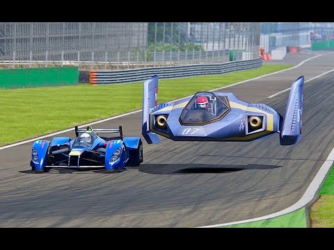 Red Bull X2010 vs F-Zero Blue Falcon - Spa