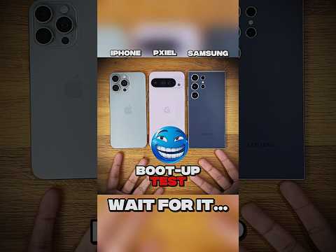 SAMSUNG VS IPHONE VS GOOGLE LATEST SMARTPHONE BOOT_UP ⚡TEST?