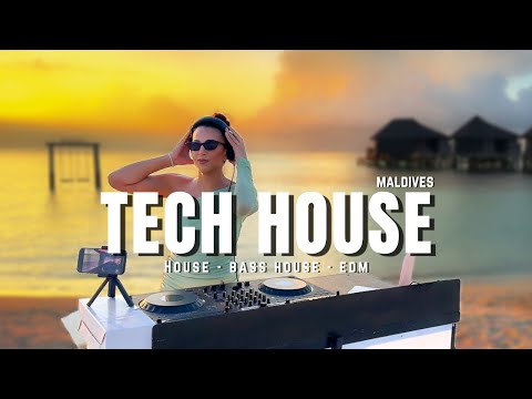 TECH HOUSE Mix 2025 🔥 | Best of House, Bass House, EDM 🌍 | Vaïbz Party #15 MALDIVES 🏝️ | By DJ T-Sia