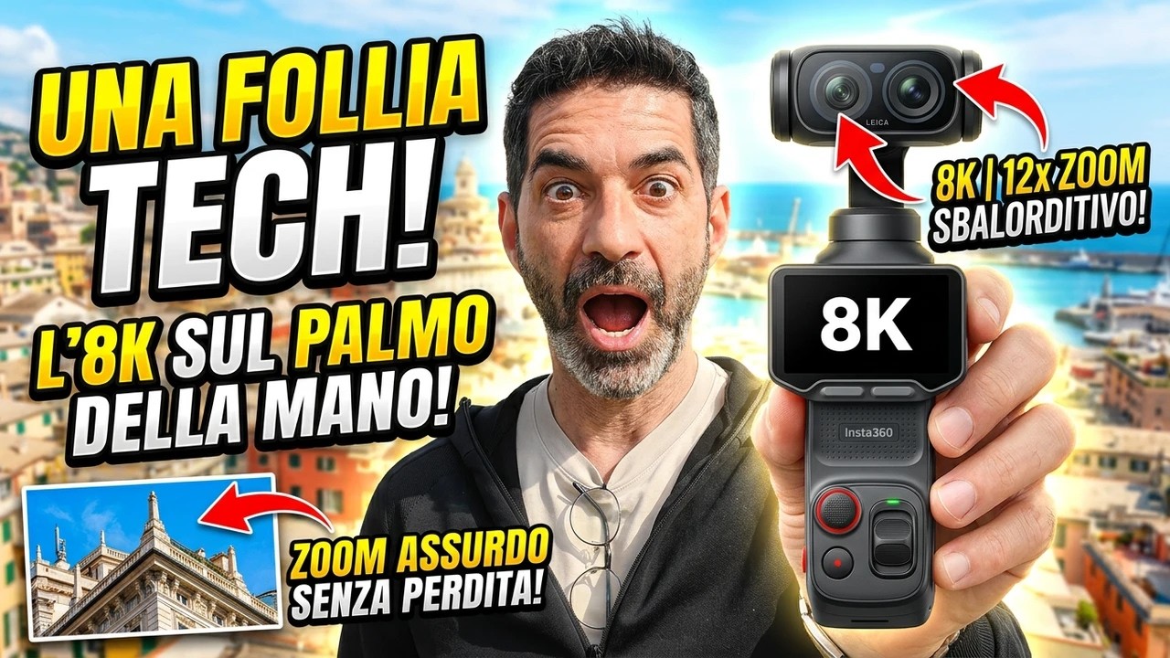 8K, zoom spinto e AI: è davvero il game changer del 2026 + una chicca Geniale Insta360 Luna Ultra