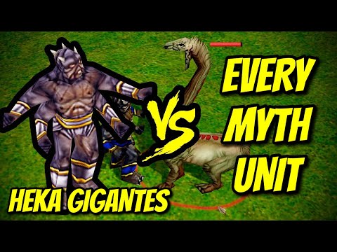 HEKA GIGANTES vs EVERY MYTH UNIT | Age of Mythology