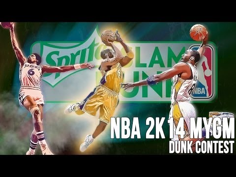 NBA 2K14 Next Gen My GM Mode - Legends DUNK CONTEST | Free Throw Line Dunk ft. Michael Jordan