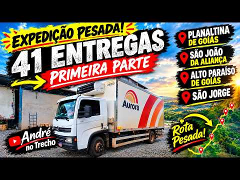 🚛🔥 41 ENTREGAS, QUATRO DESTINOS E MUITA ESTRADA PELA FRENTE! #viral #choferdecaminhao 