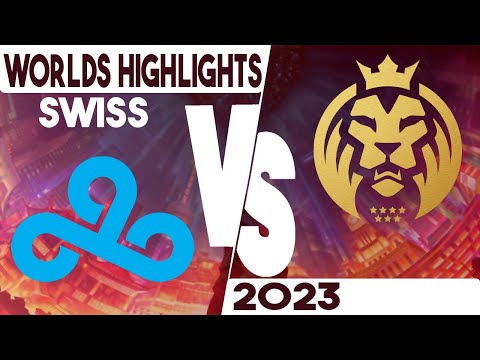 C9 vs MAD Highlights | SwissStage | Worlds 2023 | Cloud 9 vs Mad Lions