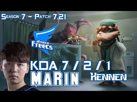 AFs MaRin KENNEN vs CHO'GATH Top - Patch 7.21 KR Ranked