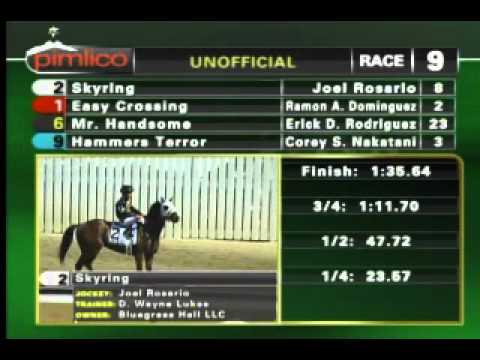 Pimlico 051912 Race 9 - James W. Murphy Stakes