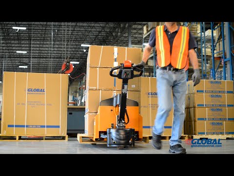 Global Industrial™ Self-Propelled Electric Pallet Jack Truck 3300 Lb. Cap.