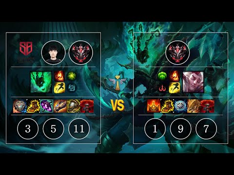 SB OnFleek Thresh vs Rakan Sup - KR GrandMaster Patch 10.10