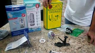 herrajes especiales para sanitarios one piece - instalación