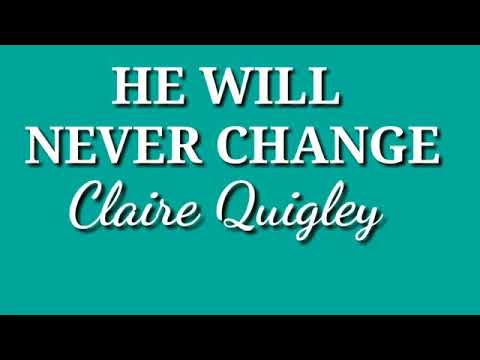 He will never change lyrics