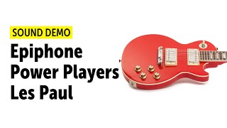 Video thumbnail for Epiphone Power Players Les Paul - Sound Demo (no talking) by Guitar Bonedo
