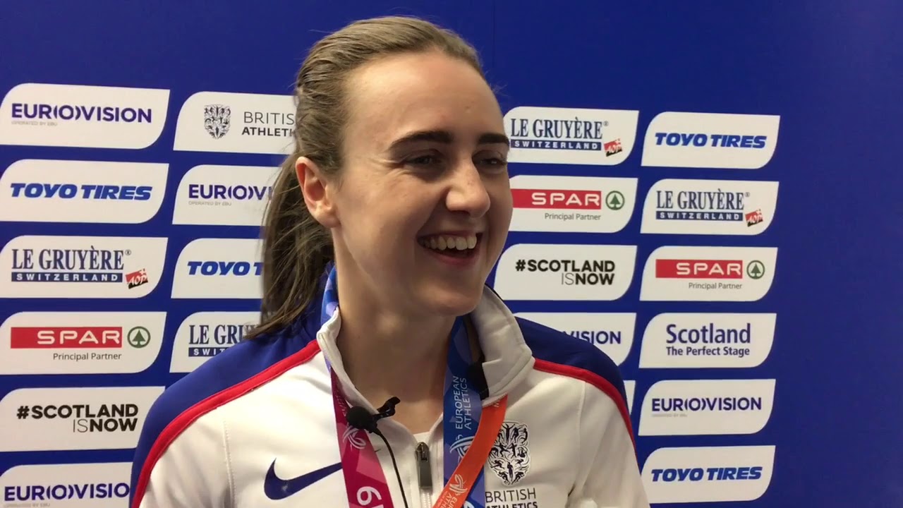 Laura Muir on her 1500m win at Glasgow 2019 - and her historic double double gold. - YouTube
