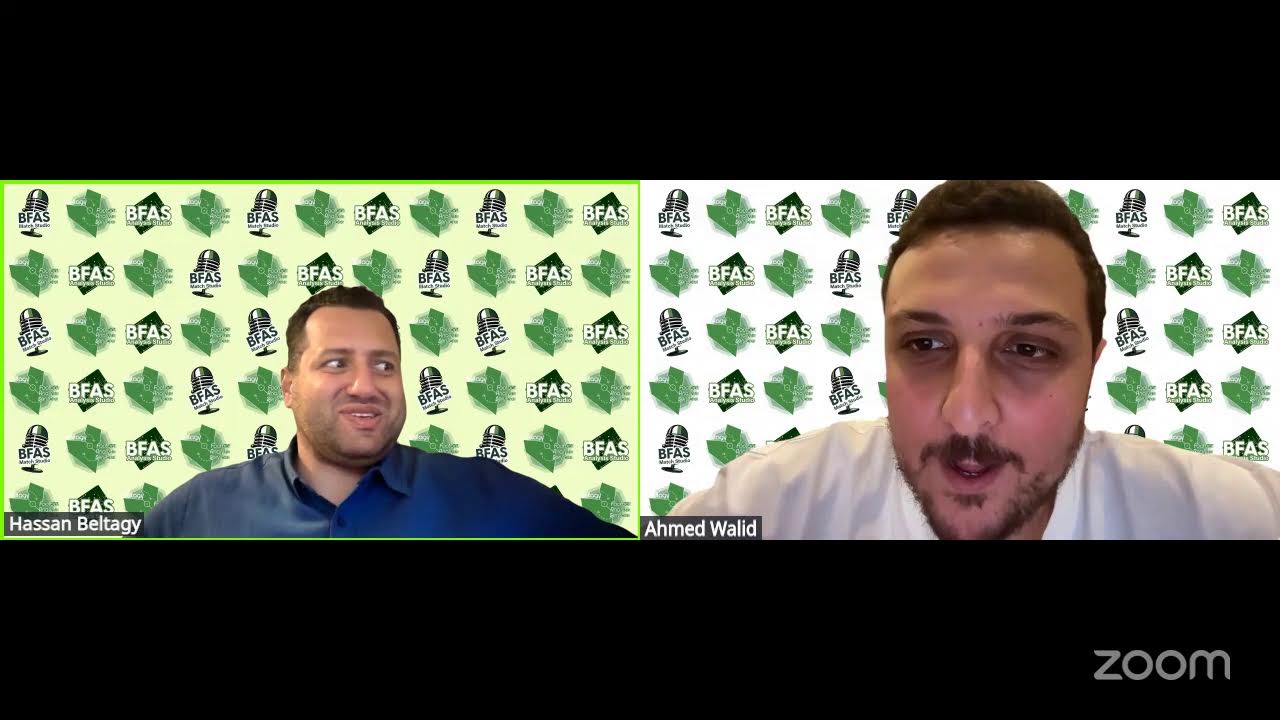 Hassan Beltagy: Egypt vs Belgium, live from the BFAS Match Studio