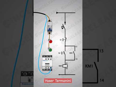 einfache schütztechnik ein und austaster und LS-schalter