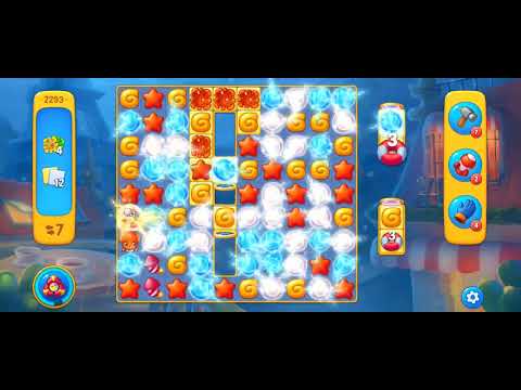 Fishdom Easy Level 2293 (with full seashell [Super Lightning] @choraelmin