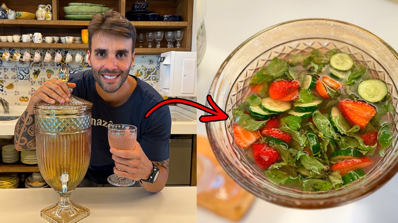 COMO FAZER A MELHOR ÁGUA DETOX PARA DESINCHAR  -  Daniel Cady