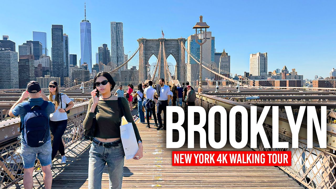 Immersive street-level walking tour through New York — Brooklyn, United States, showcasing authentic urban landscapes, local architecture, and the vibrant atmosphere of the city's neighborhoods
