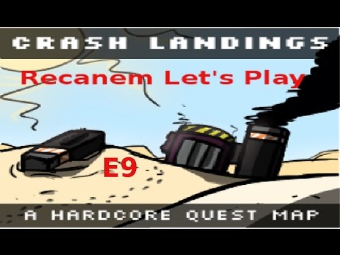 Crash Landing Episode 9  - City Exploration Pneumaticraft Items Found