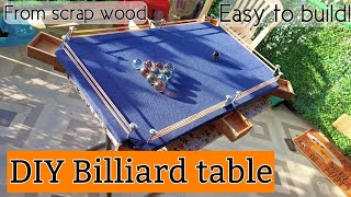 DIY Billiard Table (Scrap wood)