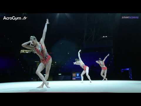 GBR Junior Women's Group Dynamic Final - Acrobatic European Championships 2021