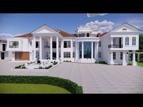 Luxury mansion design | Palace design | 10 Bedroom uxurious mansion