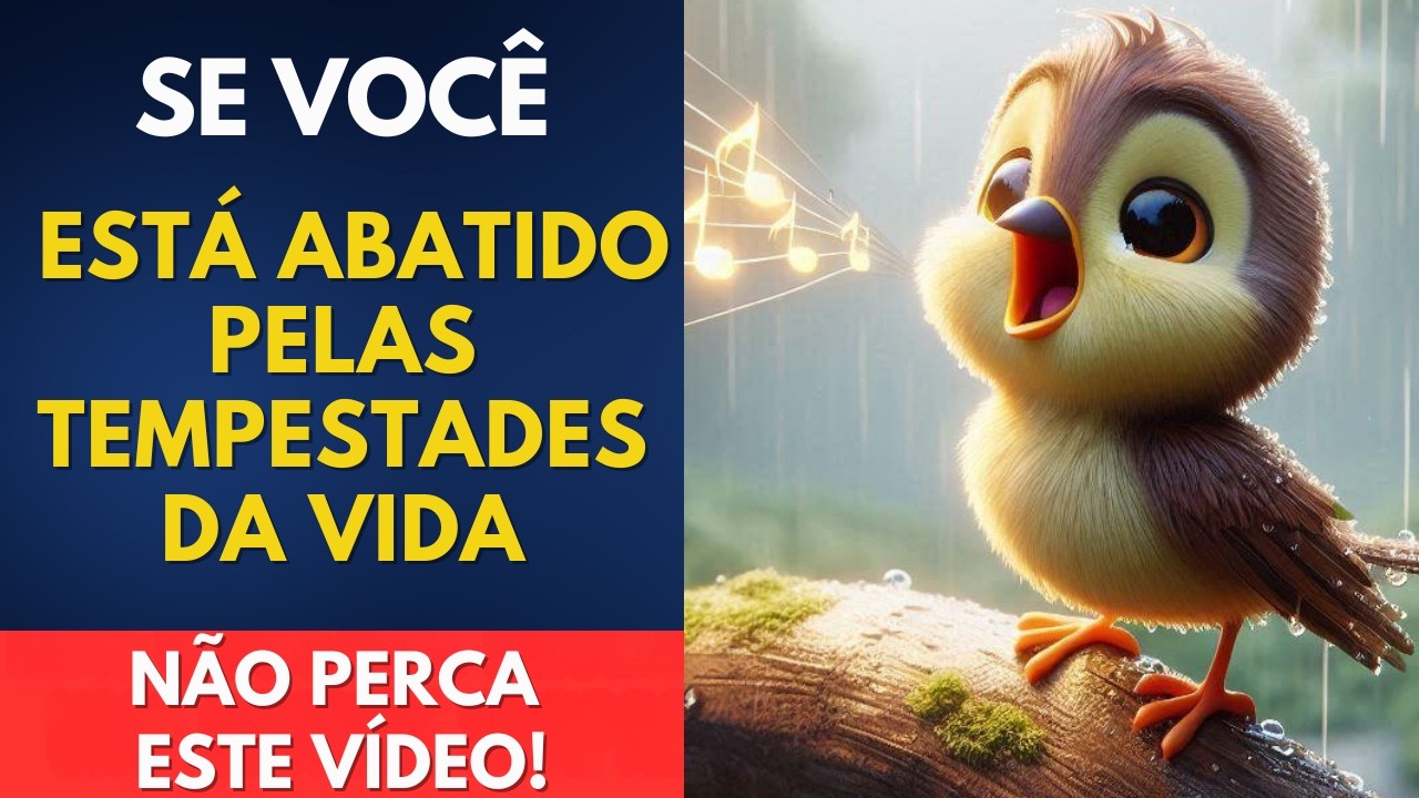 Cantando nas Dificuldades - A Lição do Pardal na Tempestade - Fé e Superação