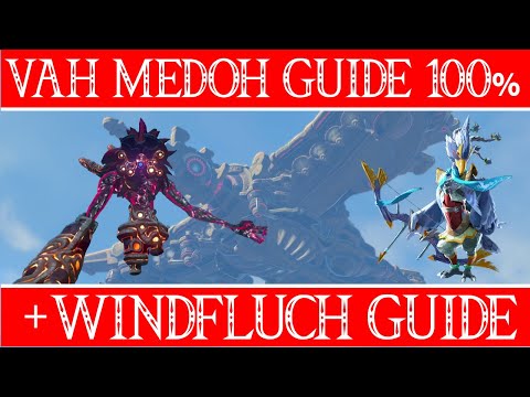 Vah Medoh Lösung 100% Windfluch und alle Truhen Guide Zelda Breath of the Wild