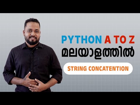11 String Concatenation Python Malayalam Tutorial Python For Beginner To Advanced Level