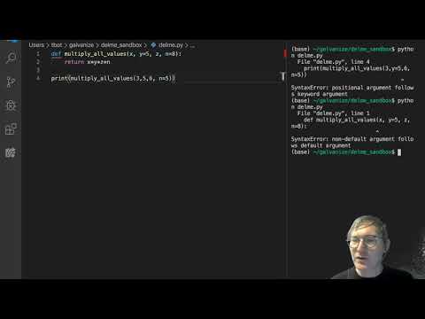 Python Functions With More Than One Parameters